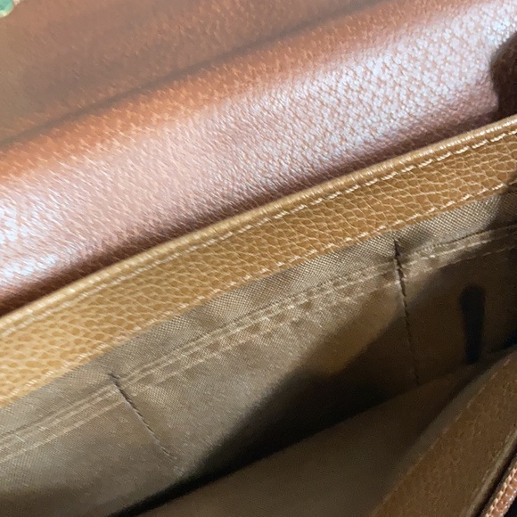 Vintage Longchamp Leather Envelope Clutch - Picture 10 of 17